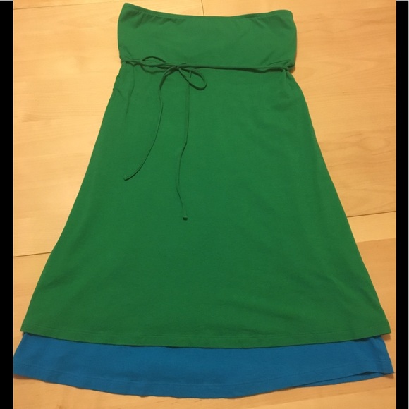 VS Green & Blue Dress - Picture 1 of 2